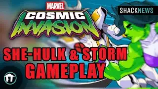 Marvel Cosmic Invasion - She-Hulk & Storm Gameplay