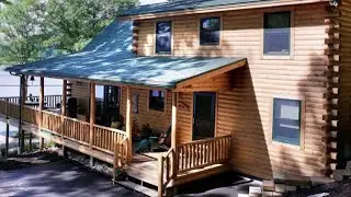 The Kodiak Log Home Has Three Bedrooms and Three Bathrooms