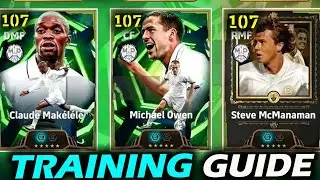 Owen(107), Makelele(107), McManaman(106), Epic Best Training & Booster Crafting eFootball 2026