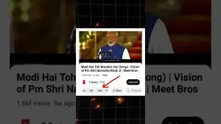 Modi Song Backlash #modi