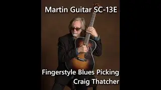 Martin SC 13E Acoustic Guitar Blues Style Fingerpicking Video by Craig Thatcher