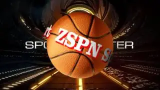 ZSPN Opening Animated Basektball Graphic