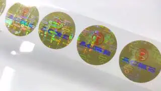 Innovative Security with Printed Transparent Hologram Labels