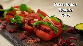 This hasselback tomato club is the summer sandwich you'll love!