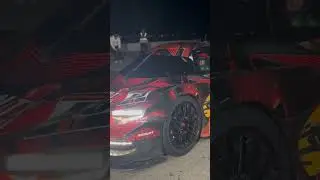 INSANE BURNOUT!! @AlexChoi1 leaving pit lane!! #burnout #shorts #racing #cars