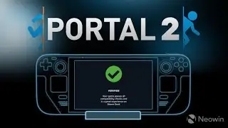 Steam Deck Gameplay - Portal 2 (Default Graphics - 1080p)