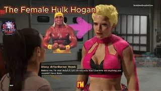 Wide Screen: Issue 1 Episode 2. The Female Hulk Hogan Wrestler in WWE I Stacy AfterBurner SkyHawk 💪🦅