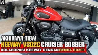 YG DITUNGGU DATANG‼️KEEWAY RILIS CRUISER BOBBER V-TWIN KOLABORASI DENGAN BENDA BD300 || KEEWAY V302C