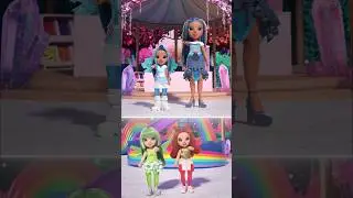 The Littles Do The Skeleton Dance! 💀 | Rainbow High #shorts