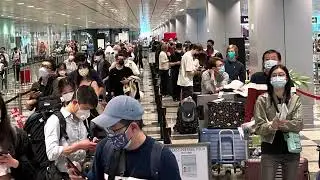 VTL Experience Singapore On-arrival PCR test long queues at Changi Airport December 2021