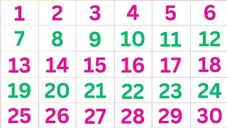 Counting Numbers 1 to 30 🔢 | Learn Numbers for Kids | Fun & Easy