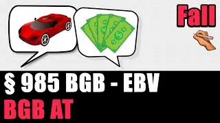 BGB AT Fall 03 - Das Pokerturnier (Herausgabeanspruch § 985 BGB)