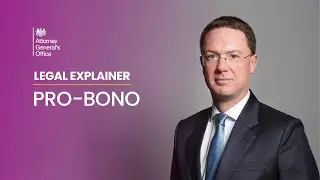Solicitor General Robert Court's Legal Explainer on Pro-Bono