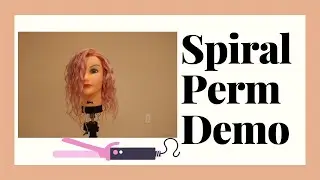 Perms 101- Graduated Spiral Perm Demo on porous hair (loose wave perm) Zotos Acid Body Perm