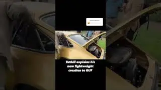 First time Alois Ruf sees the Tuthill 911K in person - debut showing Quail 2022