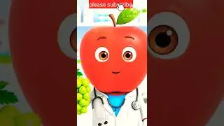 doctor Apple in helth #cartoon