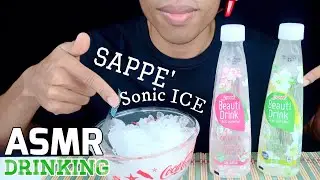 ASMR Drinking~SAPPE Beauti Drink ~Sonic Ice Eating | EP.108 I BoonTube