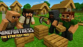 Minecraft - I forced Villagers to build their own village!!!