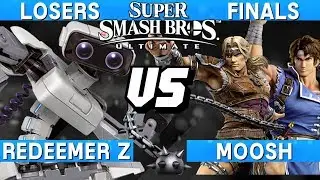 Smash Ultimate Tournament Losers Finals - Redeemer Z (ROB) vs Moosh (Simon / Richter) - S@LT