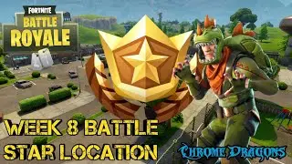 Fortnite Battle Royale - Week 8 Battle Star Location