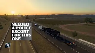 NEEDED A POLICE ESCORT FOR THIS LOAD! | SNOW WHITE | AMERICAN TRUCK SIMULATOR