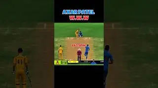 ❤️ AXAR Patel ka wicket W.W.W highlights #swipe #cricket #games