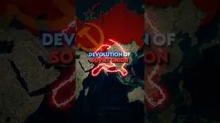 Devolution Of The Soviet Union ⬇️ #shorts #history