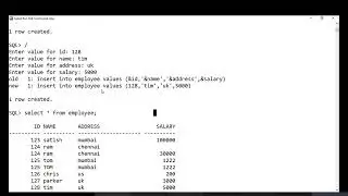 SQL - DML Commands - Operators (Relational - Like & Between) -Demo using ORACLE