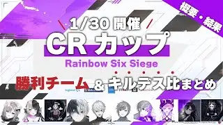【CRカップ】勝利はどちらの手に!?結果まとめ【R6S/CrazyRacoon/にじさんじ/ぶいすぽっ!/ブイアパ/merise】
