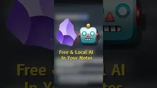 📝 Local AI In Your Notes 🤖Smart Connections #obsidian #ai #notes