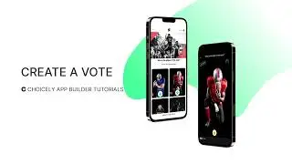 How to Create a Vote into Your App and Website | Choicely App Builder Tutorial