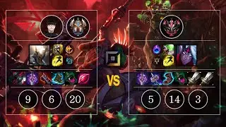 T1 Roach Pantheon vs Varus Bot - KR Challenger Patch 10.11