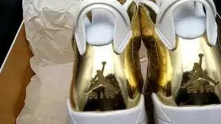 Wearing a gold armor! Air Jordan 6 Pinnacle Metallic Gold at form ShoeOut.co