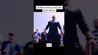 LA rams training camp with #KevinHart Pt. 3 🐏 🐏🐏