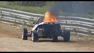 Autocross de Marcollin 2024 Crashes, Fire and Big Show