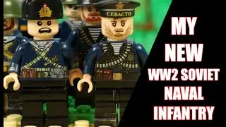 Lego WW2 soviet marines minifigures (naval infantry) review