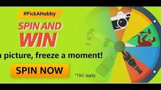 Amazon PickAHobby quiz answers today l Amazon daily quiz today l Spin and win quiz answers of amazon