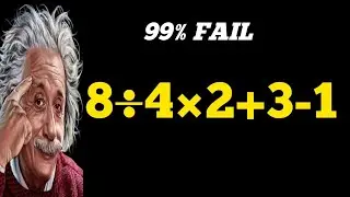  8 ÷ 4 × 2 + 3 - 1 | 99% Log aise sawal ko galat karate hai |Bodmas rule 