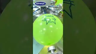 How to print latex balloons? The balloons screen printer #machine  #printing #balloon