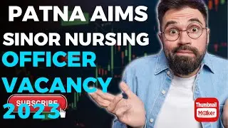 PATNA BIHAR SINOR NURSING OFFICER VACANCY AND NURSING TUTOR//2023🥹🥹