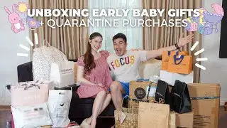 UNBOXING EARLY BABY GIFTS + QUARANTINE PURCHASES | Jessy Mendiola
