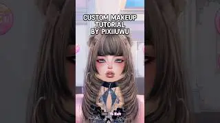 Custom Makeup Tutorial in DTI! #dresstoimpress #dtiroblox #dti #roblox #fyp