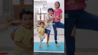 Online kids yoga teaching at Exhale Yoga School