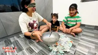 Diem + Quynh and Mom are excited about Dad's bonus