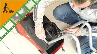 Biotrituratore elettrico GeoTech ES 2450 BLADES a coltelli reversibili e busta: montaggio completo
