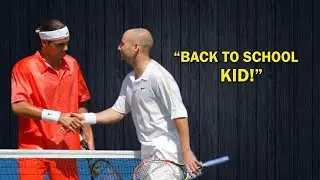 Young Federer was Destroying Everyone... Until he Met this Tennis Machine!