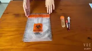 Biohazadous specimen bag