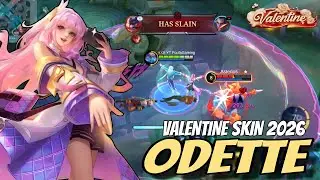 Odette Valentine Skin Gameplay | MLBB