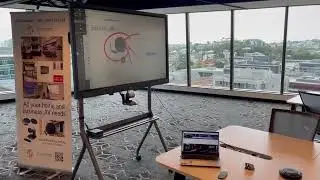 How to run your mobile 'Zoom Room' on a UPS Battery back-up -- no downtime - Zoom in any room!!
