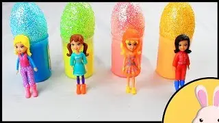 Mixing Slime  Learning Colors And Clothes With Eggs, Dolls And Slime For Kids
